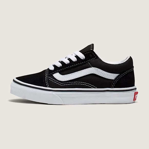 Toddler Boy’s Vans Black Fabric Old Skool Shoe size 9 - Picture 1 of 8